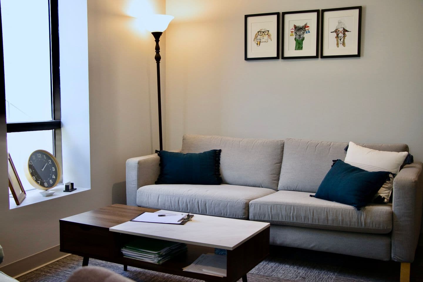 couch and table